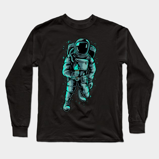 Space cream Long Sleeve T-Shirt by PlasticGhost